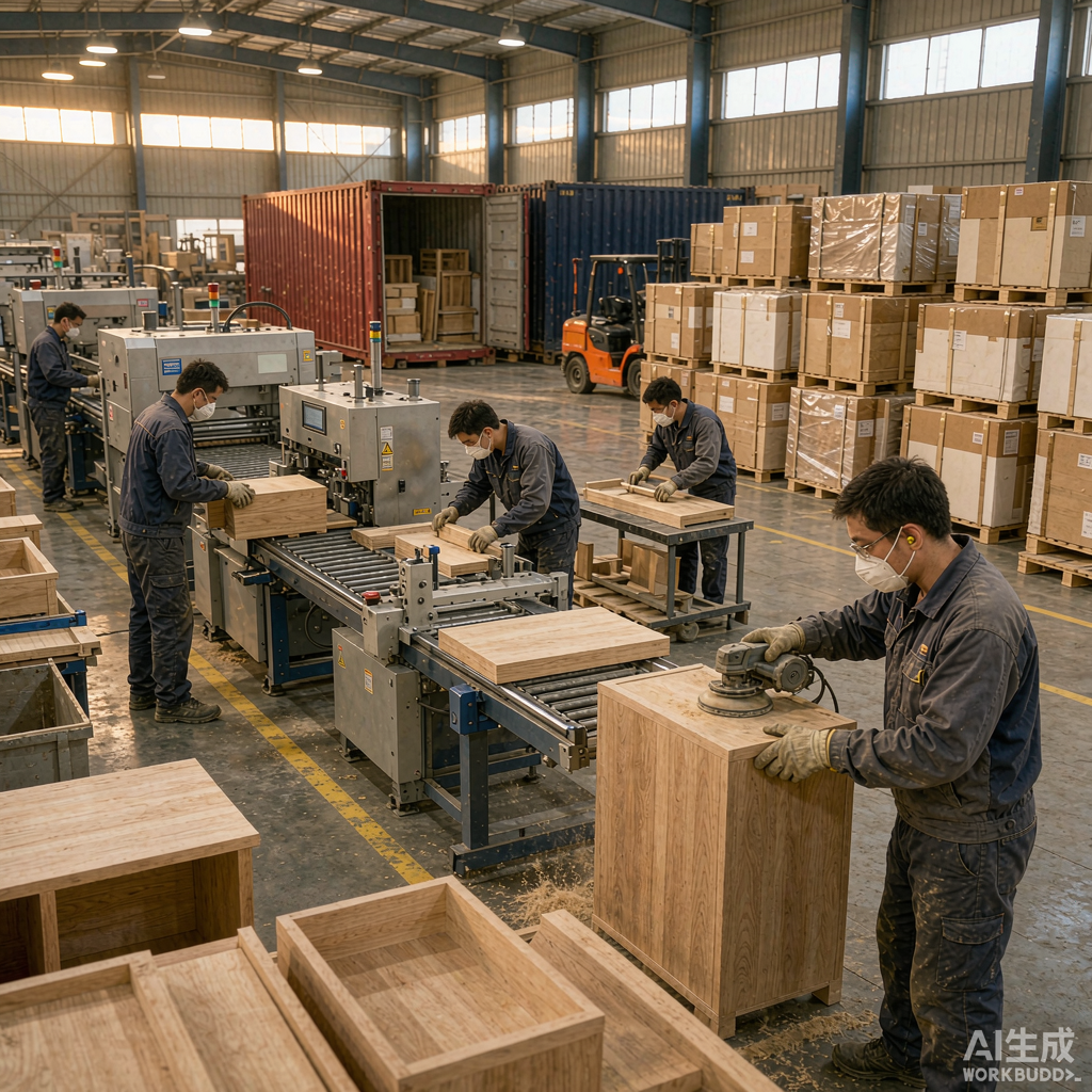 中国家具制造工厂车间